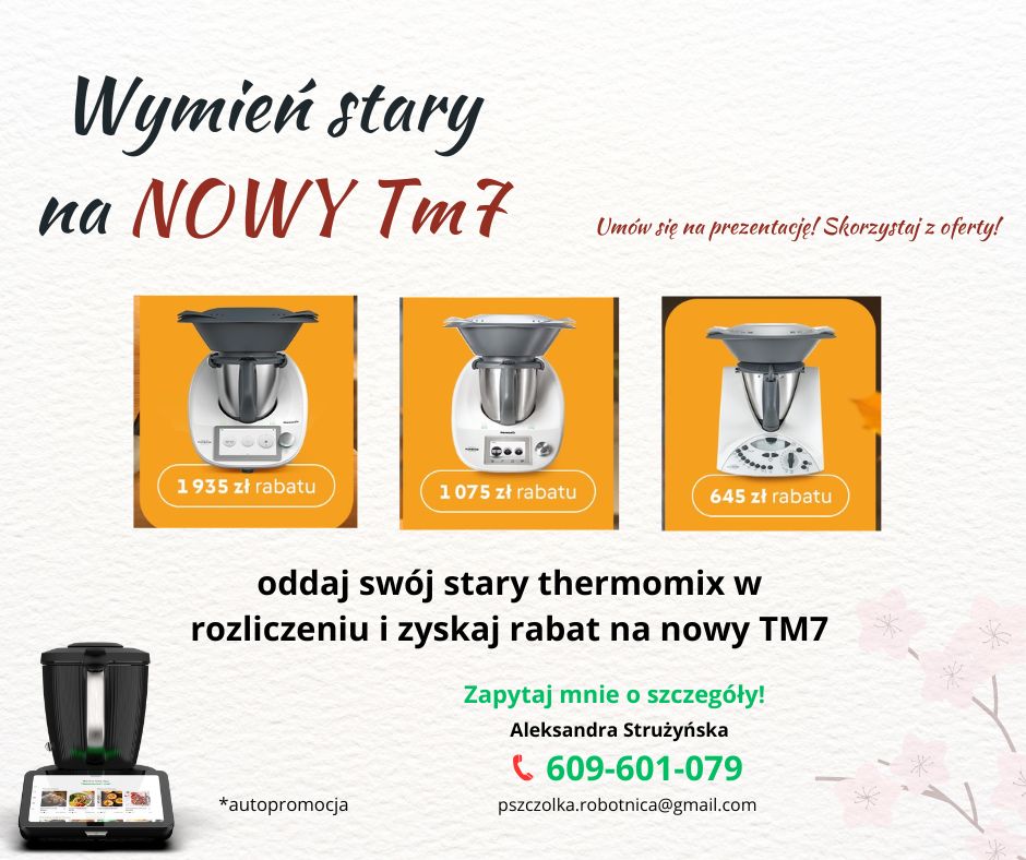 thermomix raty 0% wymień stary thermomix na nowy wymiana thermomixa gdańsk trójmiasto