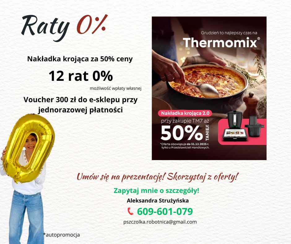thermomix raty 0% wymień stary thermomix na nowy wymiana thermomixa gdańsk trójmiasto