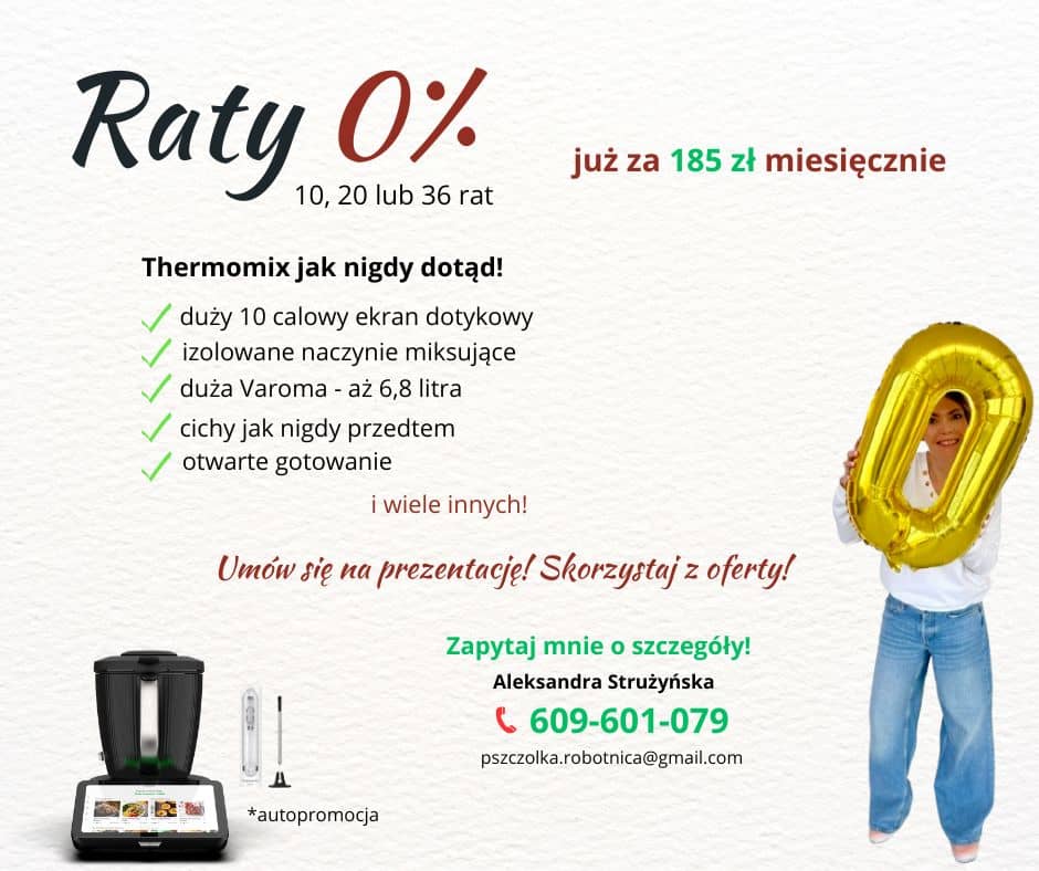 thermomix tm7, prezentacja thermomix gdańsk trójmiasto gdynia sopot tm7 nowy thermomix raty 0%